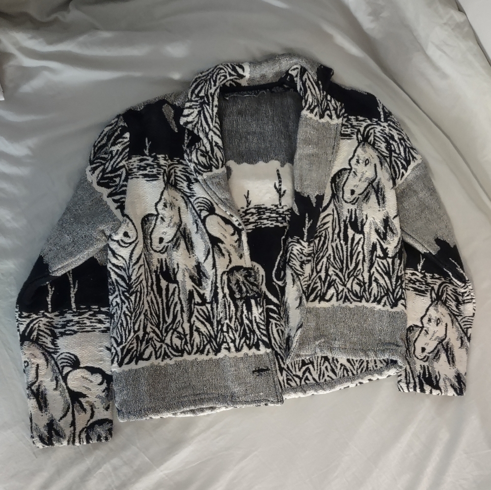 Woven Horse Jacket